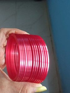 Vibrant glass Bangles Stack