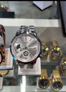Elegant GUESS Silver Watch