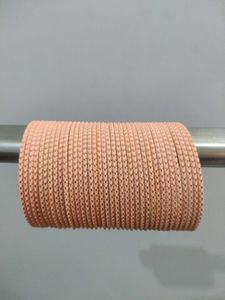 Set of Black and Blush Pink Bangles ,silver B