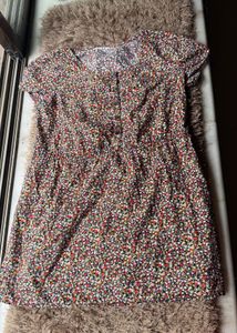 Floral Print Fit &amp; Flare Dress
