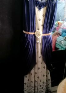 Elegant Ethnic Gown with Belt