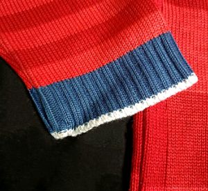 Red And Blue Pullover For Mens/ Women's😍❤✨