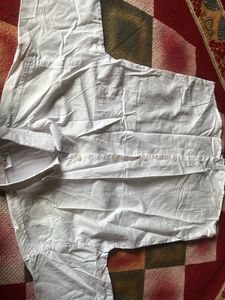 Men's Classic White Button-Down Shirt