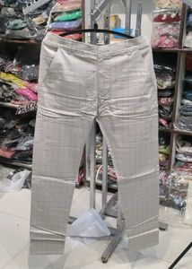 Men's Checked Casual Pants
