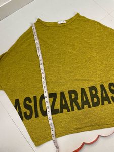 Women's Mustard Yellow "ZARABASIC" Tunic Top