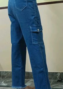 Blue Cargo Jeans
