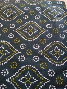 1 Green Olive Bandhini Special Cotton Fabric