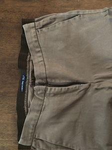 Elasticated Straight Fit Scullers Olive Trouser