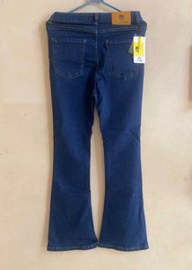 Classic High-Waisted Flare Jeans