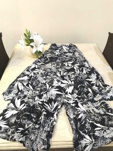 Flowy Floral Wide-Leg co ord set