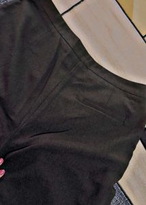 Formal Black Straight Leg Pants