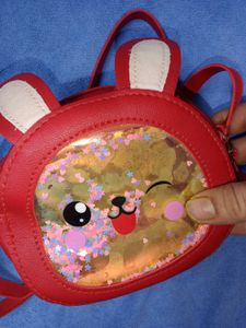 Cute Kawaii Red Doggy Shaker Bag