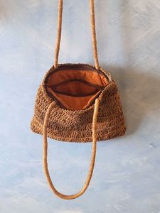 Chic Woven Straw Tote Bag