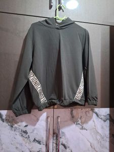 Trendy Olive Green Hoodie