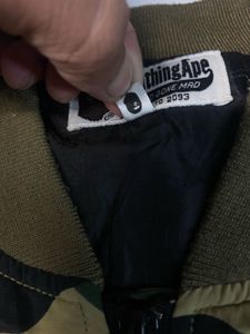 A Bathing Ape Camo Bomber Jacket