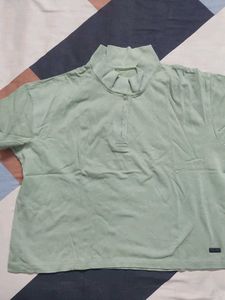 Casual Mint Green Tunic Top