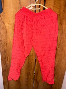 Red Striped Palazzo Pants