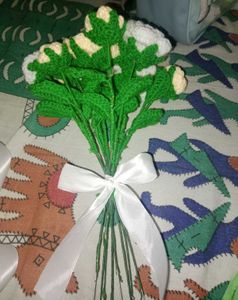 Crochet rose boquet