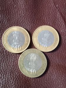 10 Rs Bi-metalic Coin 🪙 Combo