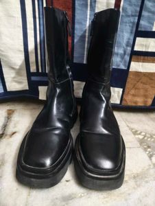 Chunky Black Platform Boots