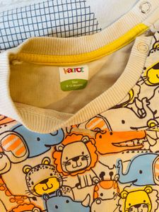 Branded combo of 2 Cute clothing set fits to 6-12m