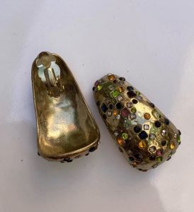 Unique Embellished Statement Earrings