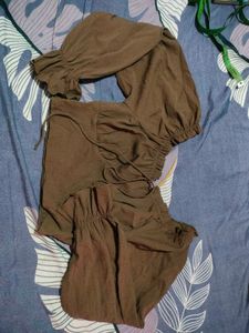 🚚 SALE!! 🛍️Off-Shoulder Tie up