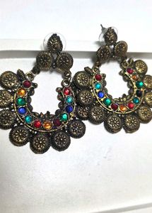 Boho Multicolor Dangle Earrings