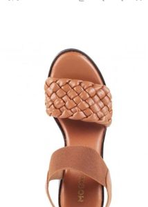 unused Stylish Braided Platform Heels