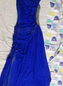 Stunning Royal Blue Embellished Dress