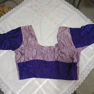 Purple Silk Blouse