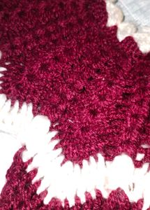 Handmade Maroon Crochet Dress