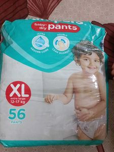 Baby-Dry Pants Diapers XL33-36 Count