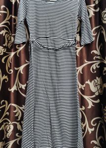 Striped Midi Dress