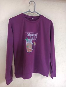 Purple Crewneck Sweatshirt