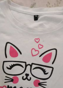 Cute Meow Graphic Tee