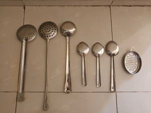 Set of Seven Kitchen Utensils