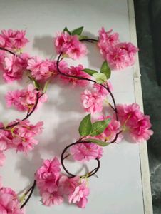 Beautiful Pink Flower Garland