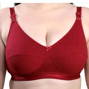 Comfortable Maroon Bra
