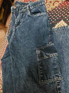 ZARA Dark blue colour CARGO Jeans negotiable price