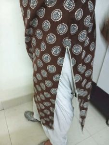 Stylish Brown Printed Kurta