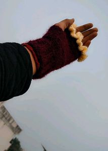 Handmade Crochet Fingerless Gloves