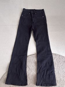H&amp;M Flared High Jeans - Black
