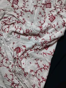Bohemian Red Birdcage Print Skirt