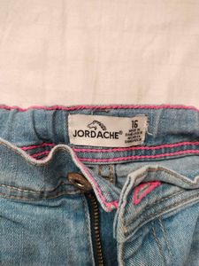 Floral Embroidered Denim + Pink Shorts