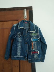 Denim Jacket. WITH PATCHES. Unisex