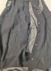 Sheer Black Button-Up shirt