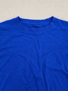 Blue Crew Neck Sweater