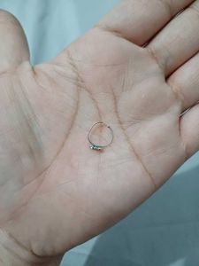 92.5 septum Hoop with Tiny stones