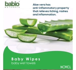 Babio Baby Wet Towels - 80 Count